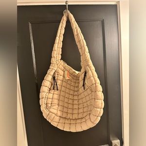 FP Movement Quilted Carryall in Off-White